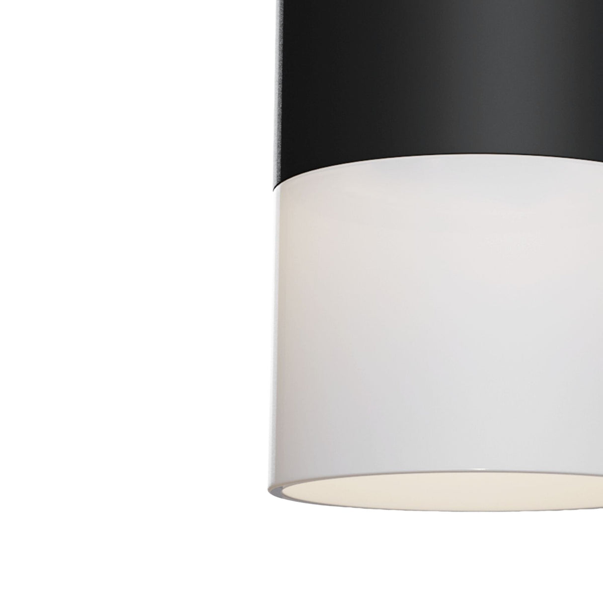 Pauline Black Modern Ceiling Lamp - Sleek Minimalist Design