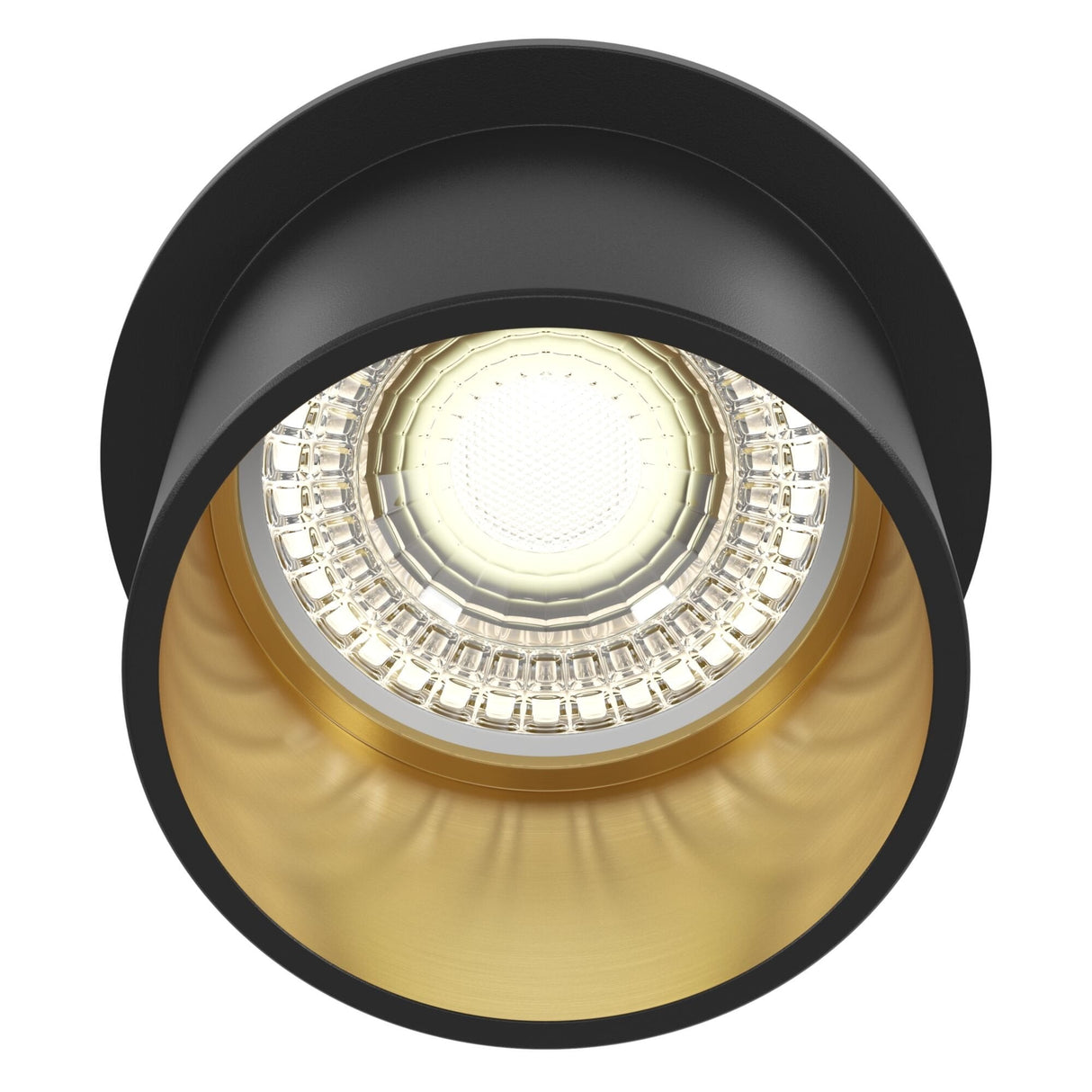 Elegant Black and Gold Reif Downlight Fixture