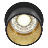 Elegant Black and Gold Reif Downlight Fixture