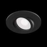 Sleek Black Atom Series Downlight