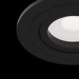 Sleek Black Atom Series Downlight