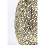Golden Sinula Round Metal Lamp Base - 32x55cm