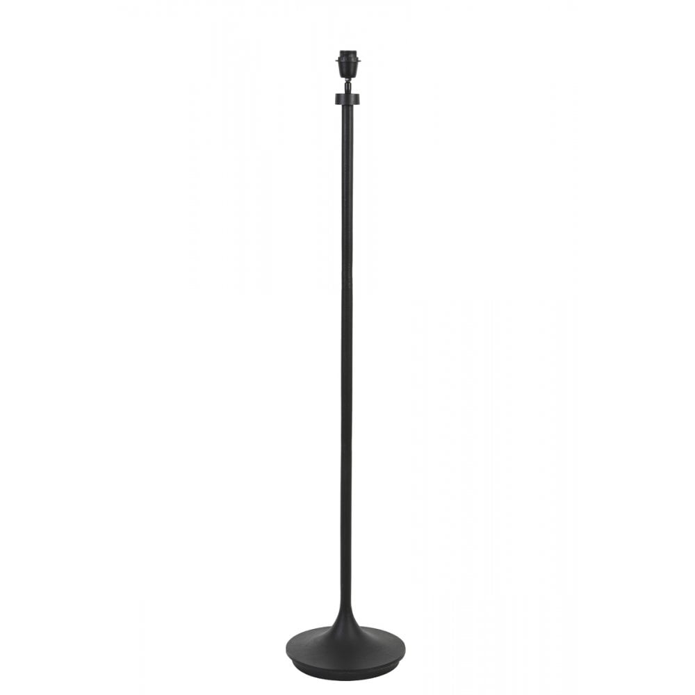 Elegant Matt Black Olando Floor Lamp, 139cm