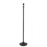 Elegant Matt Black Olando Floor Lamp, 139cm