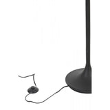 Elegant Matt Black Olando Floor Lamp, 139cm