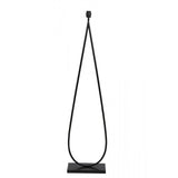 Sleek Black Metal Modern Floor Lamp - 35x17x137cm