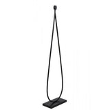 Sleek Black Metal Modern Floor Lamp - 35x17x137cm