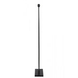 Sleek Black Metal Modern Floor Lamp - 35x17x137cm