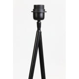 Sleek Black Metal Modern Floor Lamp - 35x17x137cm