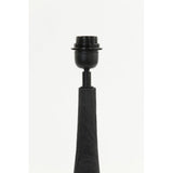 Elegant Jovany Black Wooden Lamp Base - 15x35cm