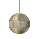 Title: Elegant Round Gold Pendant Lamp 55x56cm