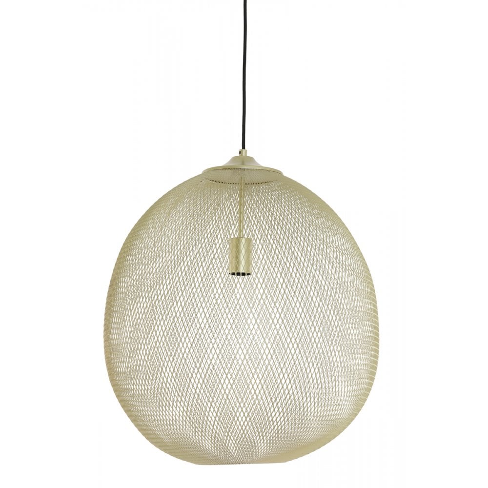 Moroccan Gold Suspended Lamp 50x58cm