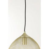 Radiant Gold Moroccan Round Metal Pendant Light 30x35cm