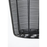 Matte Black Contemporary Metal Pendant Lamp 31x37cm