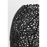 Sleek Sinula Black Metal Table Lamp - 33x52cm