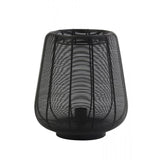 Modern Black Metal Table Lamp - Round Design 29x31.5cm