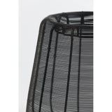 Stylish Matt Black Metal Table Lamp - 22x26cm