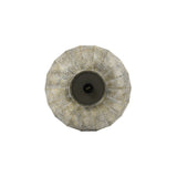 Elegance of Lavello: Antique Gold-White Round Wall Lamp 37.5x22cm