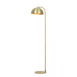 Antique Bronze Mette Floor Lamp with Round Gold Finish (37x30x155cm)