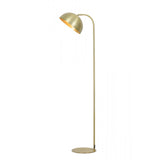 Antique Bronze Mette Floor Lamp with Round Gold Finish (37x30x155cm)