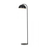 Mette Matte Black Metal Floor Lamp - 155cm Tall, Sleek and Modern Design