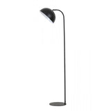 Mette Matte Black Metal Floor Lamp - 155cm Tall, Sleek and Modern Design