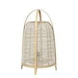 Natural Wood Round Table Lamp 34x60cm - Jacinto Collection