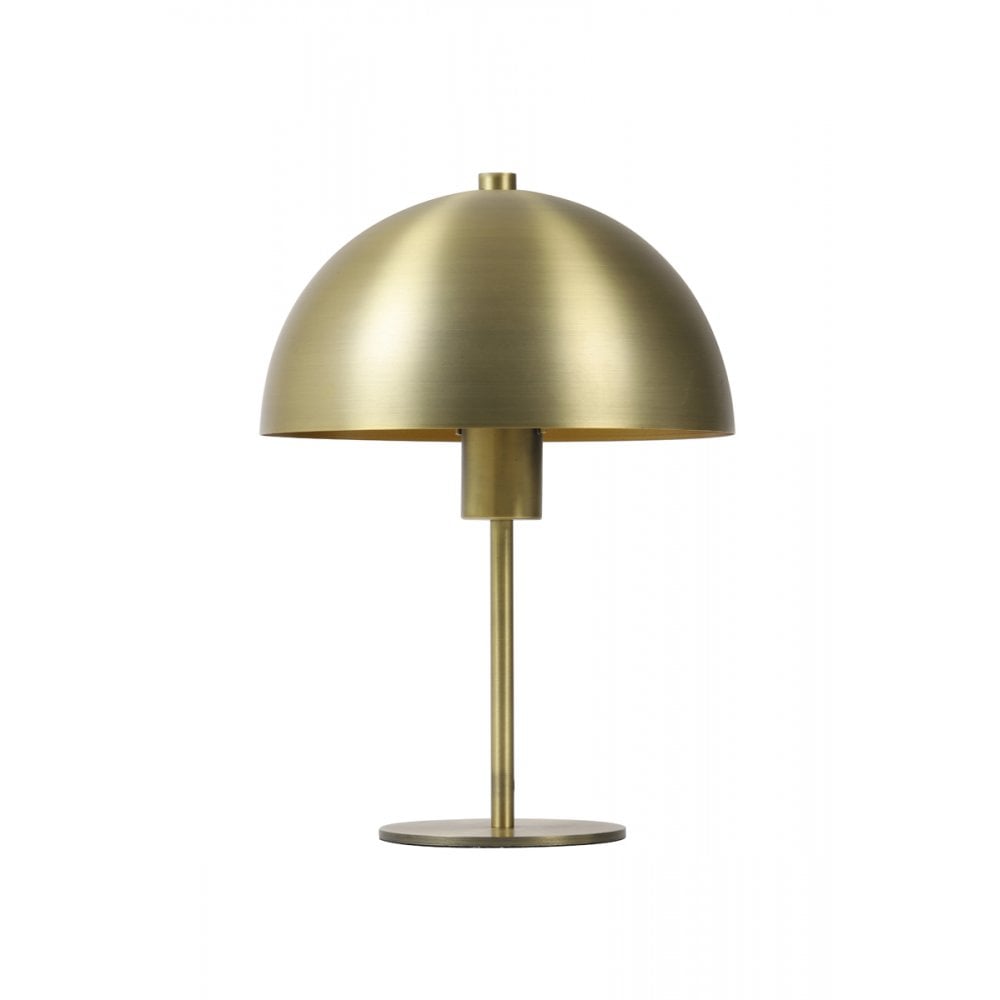 Elegant Merel Round Table Lamp in Antique Bronze Finish