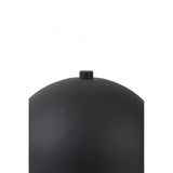 Merel Matte Black Round Metal Table Lamp 25x35cm