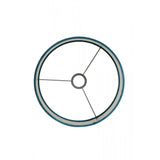 Gemstone Petrol Blue Round Textile Lampshade 40x40x30cm