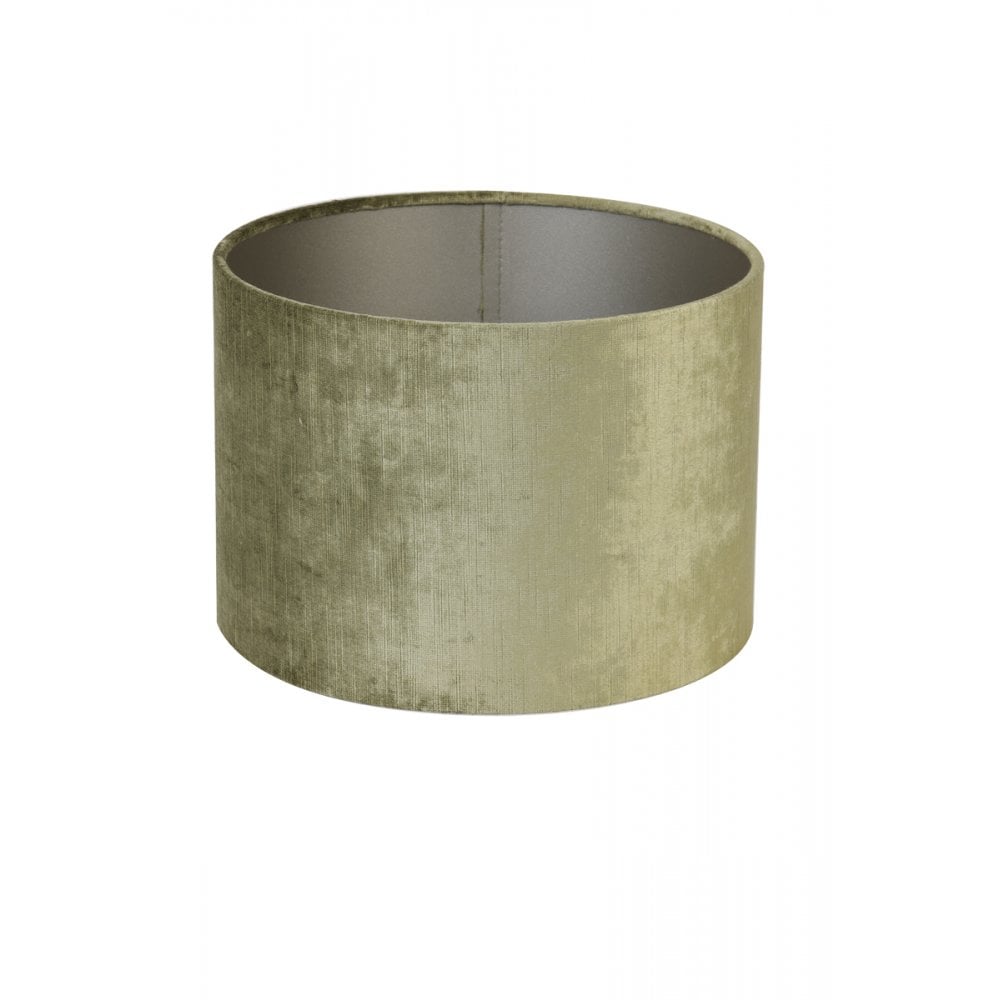 Gemstone Olive Round Textile Lampshade 40x40x30cm