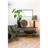 Bronze Gemstone Round Textile Lampshade 40x40x30 cm