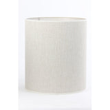 Pearl White Textile Round Lampshade 35x35x40cm
