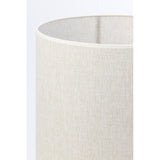 Pearl White Textile Round Lampshade 35x35x40cm