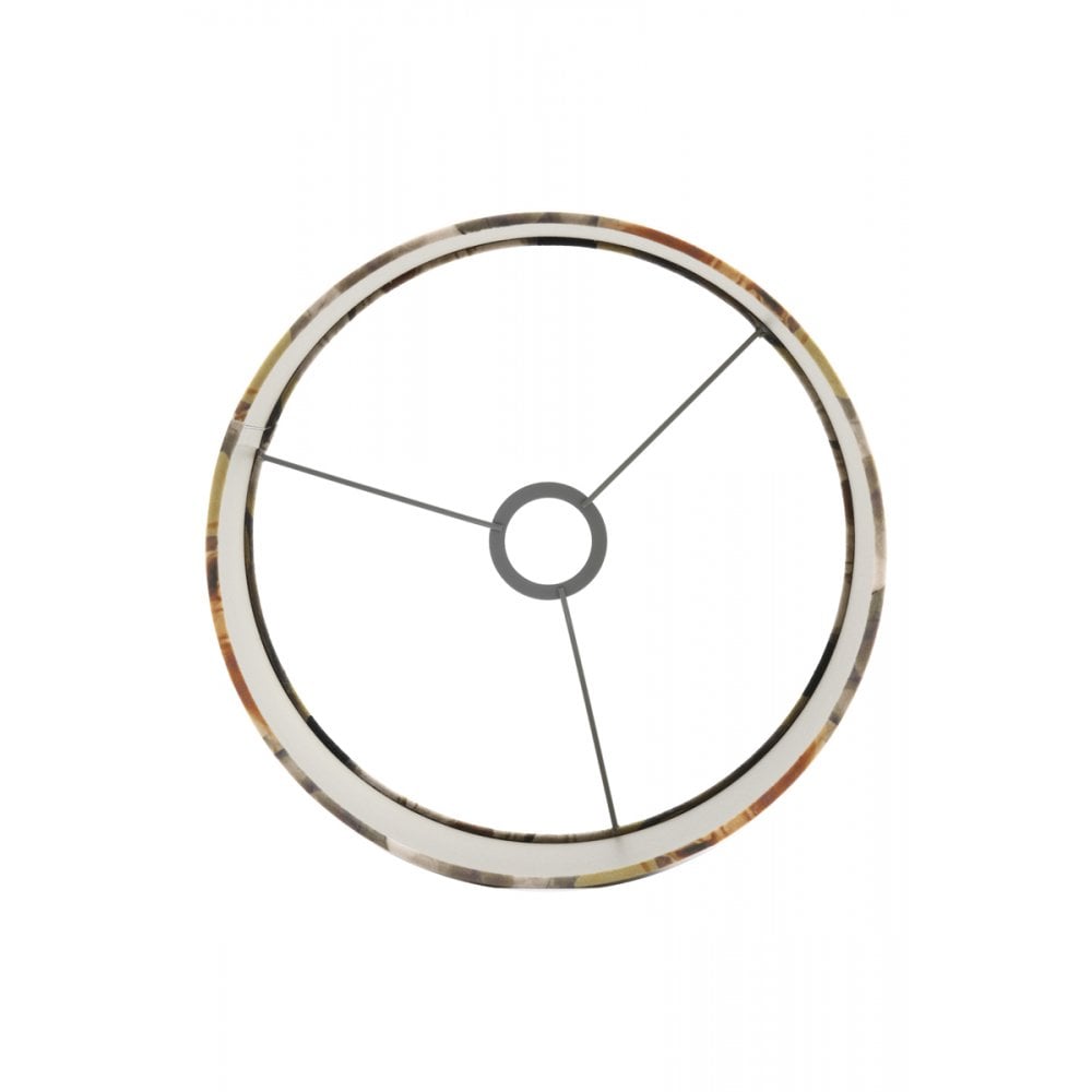 Bronze Rosy Victoria Round Textile Lampshade 30x30x21cm