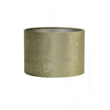 Gemstone Olive Round Textile Lampshade 30x30x21cm