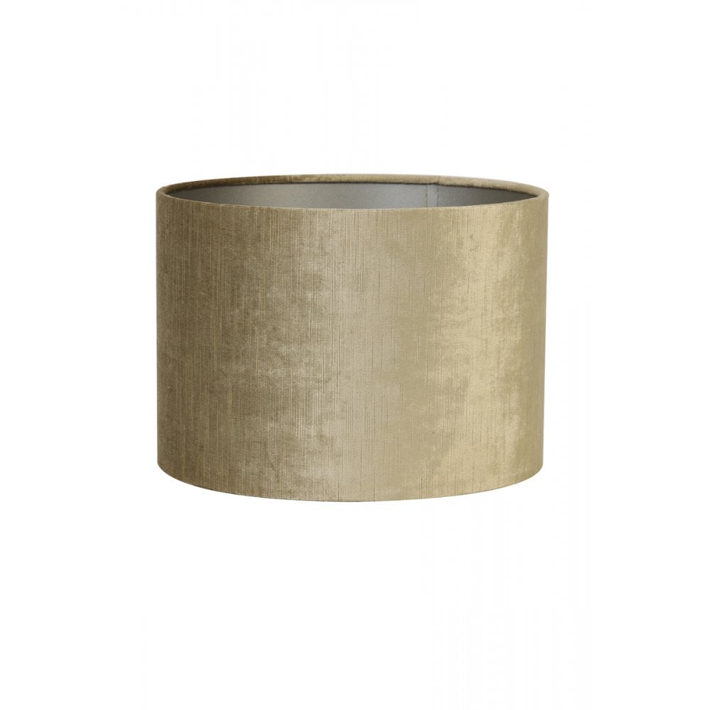 Gleaming Gemstone Bronze Round Textile Lampshade 30x30x21cm
