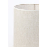 Pearl White Round Textile Lampshade 25x25x30cm