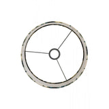 Scarabee Blue Textile Round Lampshade - 25x25x18cm