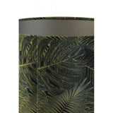 Amazone Green Round Textile Lampshade - 25x25x18cm
