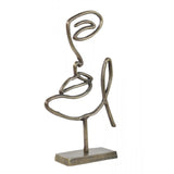 Antique Bronze Face Sculpture Ornament 43x24x8cm