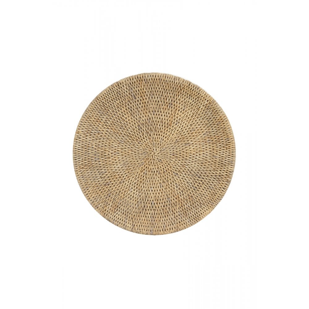 Round Clavinas Brown Wall Decor - 34cm