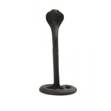 Elegant Black Metal Serpentine Ornament 19x15x40.5cm