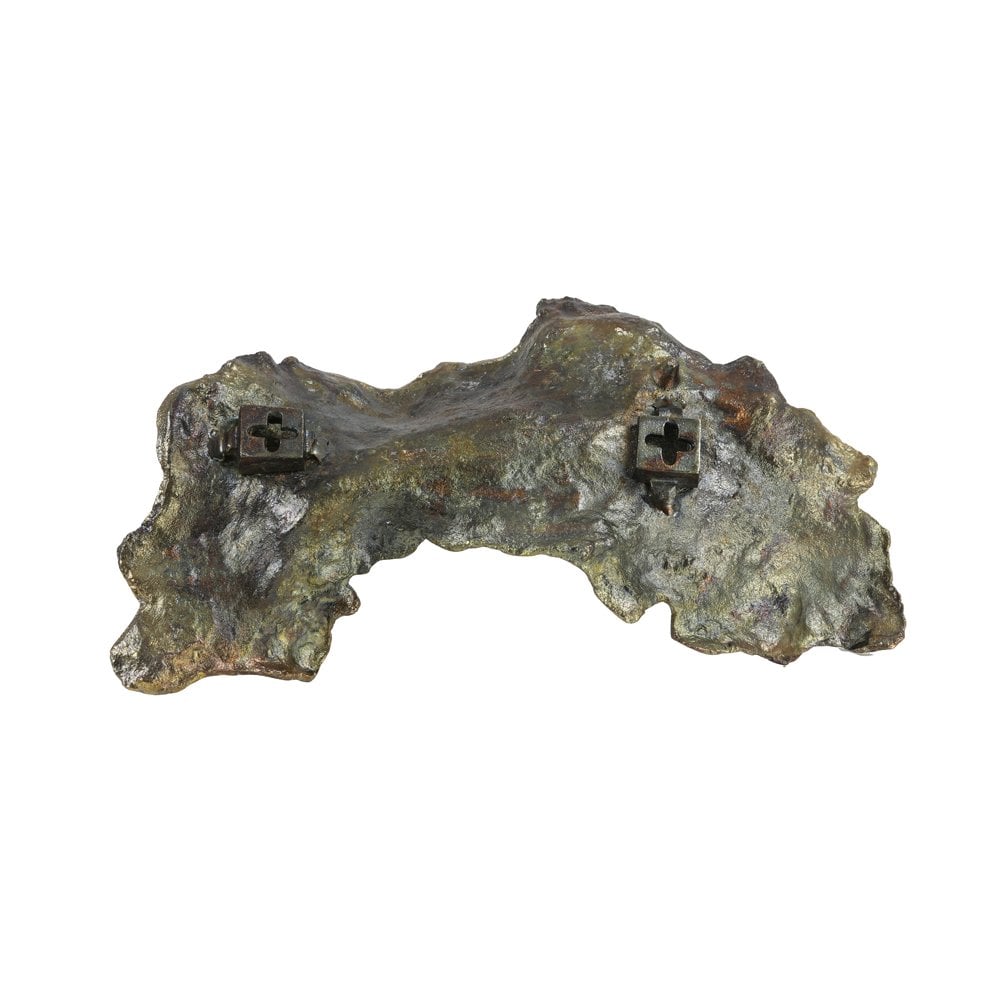 Antique Bronze Sidomi Wall Sculpture 32x30x13cm