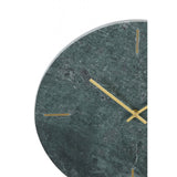 Daluca Emerald Green Marble Wall Clock - 43cm Round Design