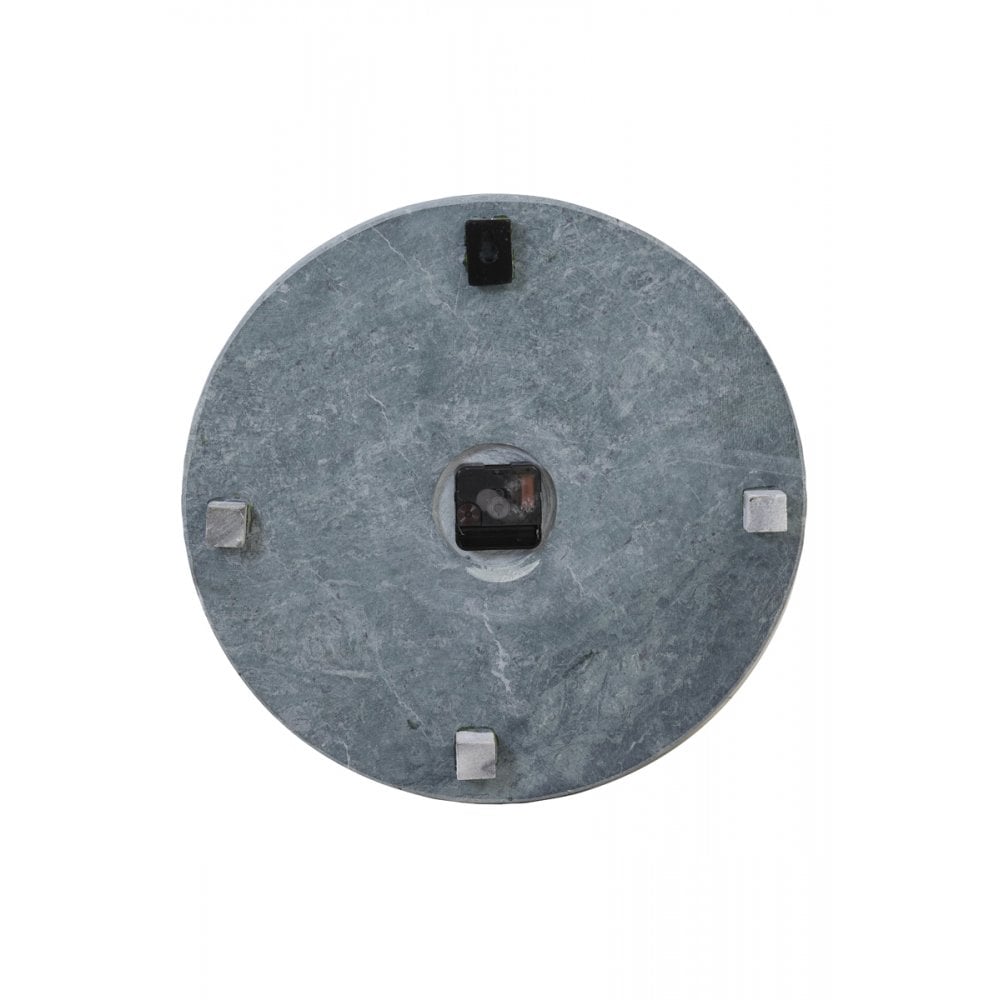 Daluca Emerald Green Marble Wall Clock - 43cm Round Design