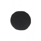Elegant Oval Matte Black Metal Dish 41x39x2.5cm