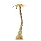 Elegant Gold Metallic Candle Holder 25x64 cm