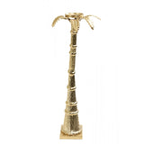 Elegant Gold Metallic Candle Holder 25x64 cm