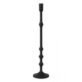 Elegant 60cm Tall Black Metal Candle Holder